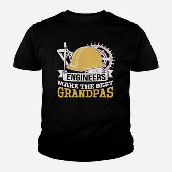 Engineers Make The Best Grandpas Kid T-Shirt - Seseable