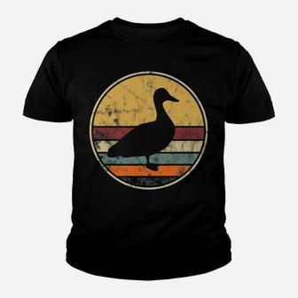 Ente Vintage Geschenk Retro Distressed B Kinder T-Shirt - Seseable