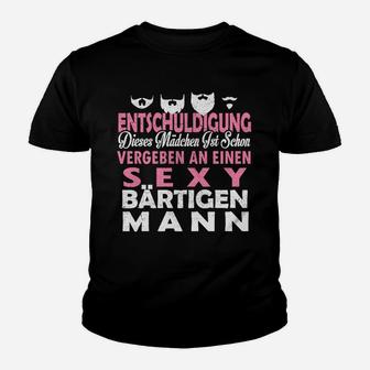 Entschuldigung Dieser Mann Ist Schon Super Sexy Bartigen Mann Kinder T-Shirt - Seseable