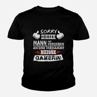 Entschuldigung Ein Gamerin- Kinder T-Shirt - Seseable