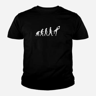 Evolution des Menschen Lustiges Grafik-Kinder Tshirt, Fun Evolution Tee - Seseable