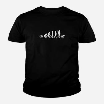 Evolution des Musikers Schwarzes Kinder Tshirt, Musikliebhaber Geschenkidee - Seseable