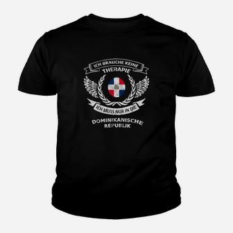 Exklusives Dominikanisches Republik Therapie Retro T- Kinder T-Shirt - Seseable
