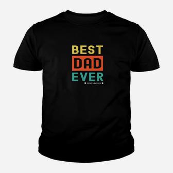 Father Best Dad Ever Fathers Day 2019 Gift Dad Daddy Premium Kid T-Shirt - Seseable