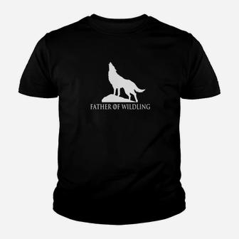 Father Of Wildling Shirt Fathers Day Gift For Wolfs Lovers Premium Kid T-Shirt - Seseable