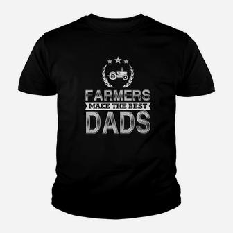 Fathers Day Farmers Make The Best Dads Premium Kid T-Shirt - Seseable