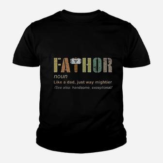 Fathor Funny Vintage Kid T-Shirt - Seseable