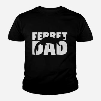 Ferret Dad Ferret Lover Gift For Father Animal Kid T-Shirt - Seseable