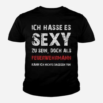 Feuerwehr Sexyfeuerwehrmann Kinder T-Shirt - Seseable