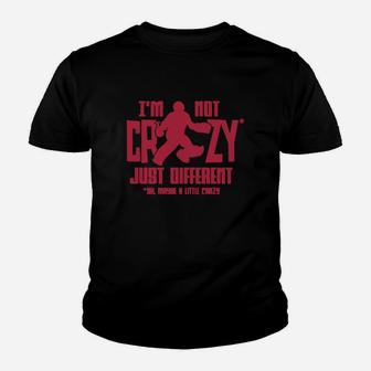 Field Hockey Goalie - I'm Not Crazy Just Different Youth T-shirt - Seseable