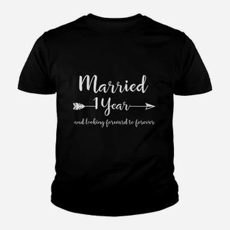 First Wedding Anniversary Gifts For Him Her Couples Kid T-Shirt | Seseable CA