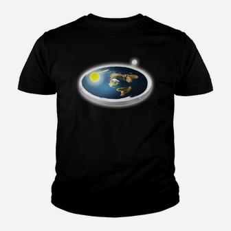 Flat Earth Kid T-Shirt - Seseable
