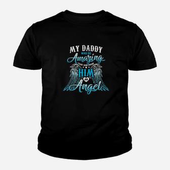 For Men Women Loss Daddy In Memorial Fathers Day Hoodie Premium Kid T-Shirt - Seseable