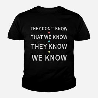 Friends They Dont Know Women Colorful Dots Graphic Kid T-Shirt - Seseable