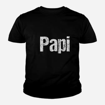 Fun Fathers Day Papi Kid T-Shirt - Seseable