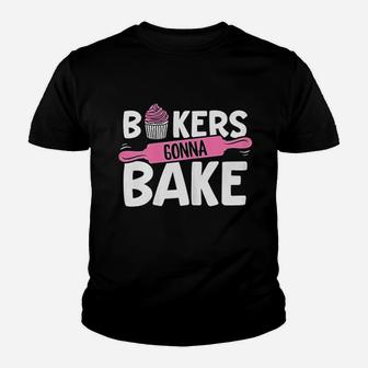 Funny Baking Lover Bakers Gonna Bake Pastry Chef Meme Gift Kid T-Shirt - Seseable