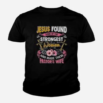 Funny Christian Appreciation Pastors Wife Gift Kid T-Shirt - Seseable