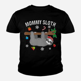 Funny Christmas Sloth Family Matching Mommy Gift Kid T-Shirt - Seseable