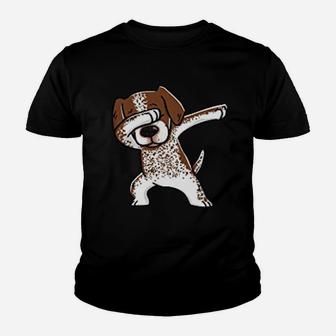 Funny Dabbing German Shorthaired Pointer Dog Kid T-Shirt - Seseable