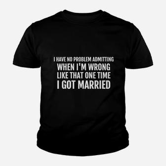 Funny Divorce Just Divorced End Of Marriage Kid T-Shirt - Seseable