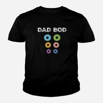 Funny Donut Dad Bod Gym Shirts Gifts Workou For Daddy Premium Kid T-Shirt - Seseable