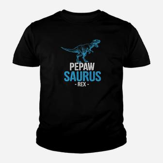 Funny Fathers Day Gift For Grandpa Pepaw Saurus Rex Premium Kid T-Shirt - Seseable