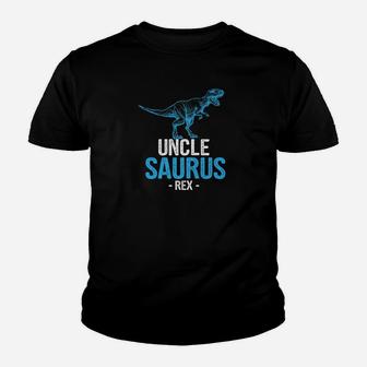 Funny Fathers Day Gift For Grandpa Uncle Saurus Rex Premium Kid T-Shirt - Seseable