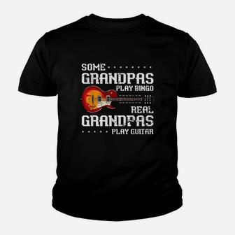 Funny Grandpa Guitarist Retirement Gift Guitar Kid T-Shirt - Seseable