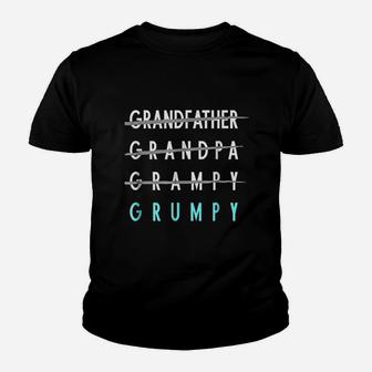 Funny Grumpy Grandfather, best christmas gifts for dad Kid T-Shirt - Seseable