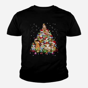 Funny Guinea Pig Christmas Tree Ornament Decor Gift Kid T-Shirt - Seseable