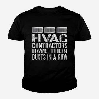 Funny Hvac Heating Cooling Hvac Contractor Kid T-Shirt - Seseable