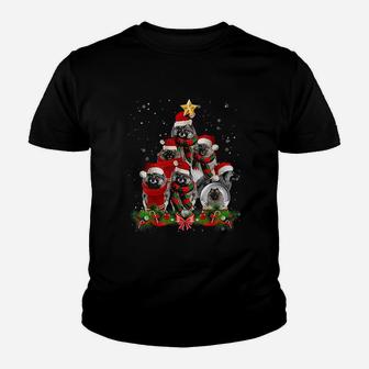 Funny Keeshond Dog Christmas Tree Kid T-Shirt - Seseable
