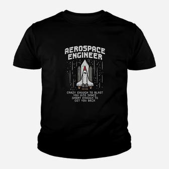 Funny Kids Space Man Aerospace Engineer Space Flight Kid T-Shirt - Seseable