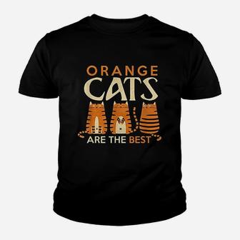 Funny Orange Cats Are The Best Cat Mom Kid T-Shirt - Seseable