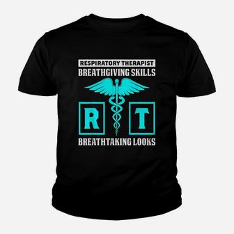 Funny Respiratory Therapist Gift For Therapy Week Kid T-Shirt - Seseable