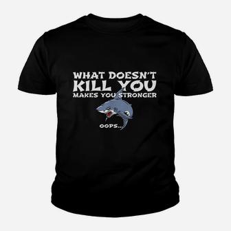 Funny Scuba Diving What Doesnt Kill You Oops Kid T-Shirt - Seseable