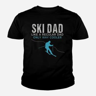 Funny Ski Dad Shirt - Skier Tshirt Gift For Men Kid T-Shirt - Seseable