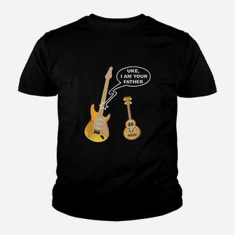 Funny Ukulele Guitar Uke I Am Your Father Kid T-Shirt - Seseable