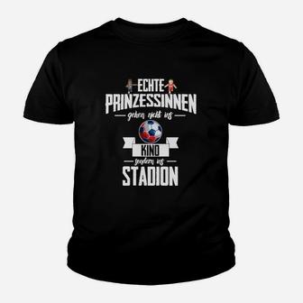 Fußball Echte Prinzessin Kinder T-Shirt - Seseable