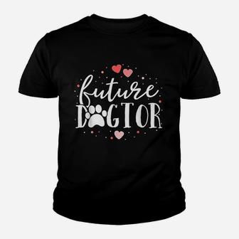 Future Dogtor Dog Doctor Vet Tech Veterinarian Student Gift Kid T-Shirt - Seseable