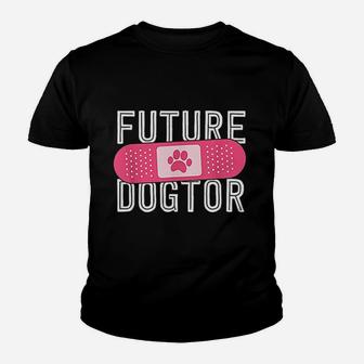 Future Dogtor Dog Vet Veterinarian Student Gifts Kid T-Shirt - Seseable