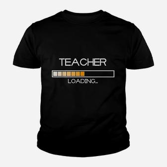 Future Teacher Loading Bar Graduation Teacher Gift Kid T-Shirt - Seseable