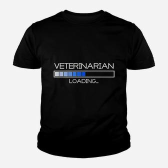 Future Veterinarian Loading Vet Pet Graduation Gift Kid T-Shirt - Seseable