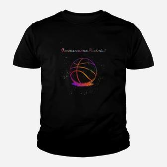Galaktisches Basketball-Design Kinder Tshirt: Unsere Magie umspannt die Welt - Seseable
