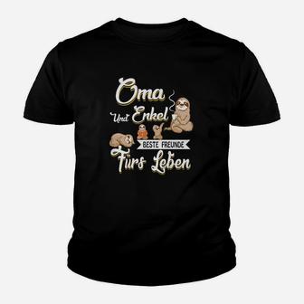 Gemütliches Oma & Enkel Partnerlook Kinder Tshirt Beste Freunde fürs Leben - Seseable