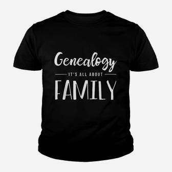Genealogy Family Tree Genealogist Ancestry Ancestor Gift Kid T-Shirt - Seseable