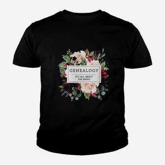 Genealogy Gift Genealogist Gift Ladies Family Research Kid T-Shirt - Seseable