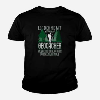 Geocacher Kinder Tshirt: Kennt Orte, Einzigartiger Spruch für Abenteurer - Seseable