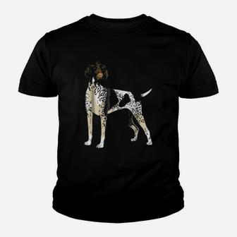 German Shorthaired Pointer Dog Breed Gifts For Dogs Fan Kid T-Shirt - Seseable
