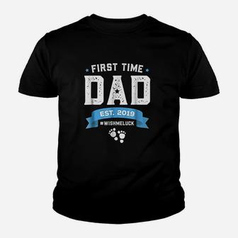 Gift For First Time New Dad To Be Fathers Day Kid T-Shirt - Seseable